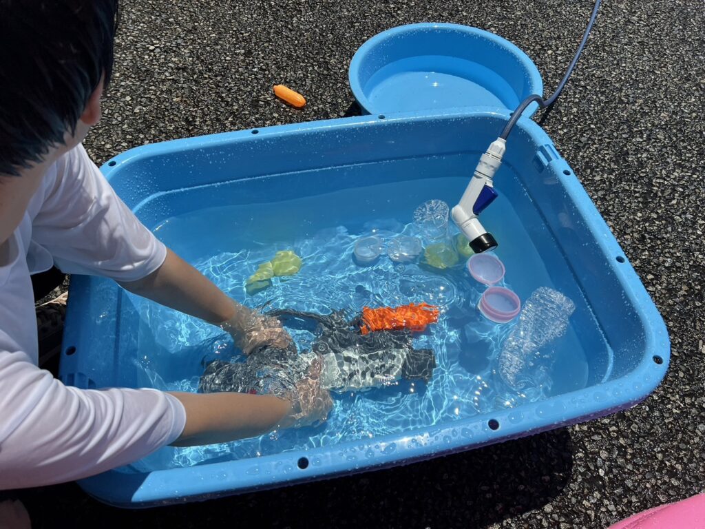 水あそびをしました😎