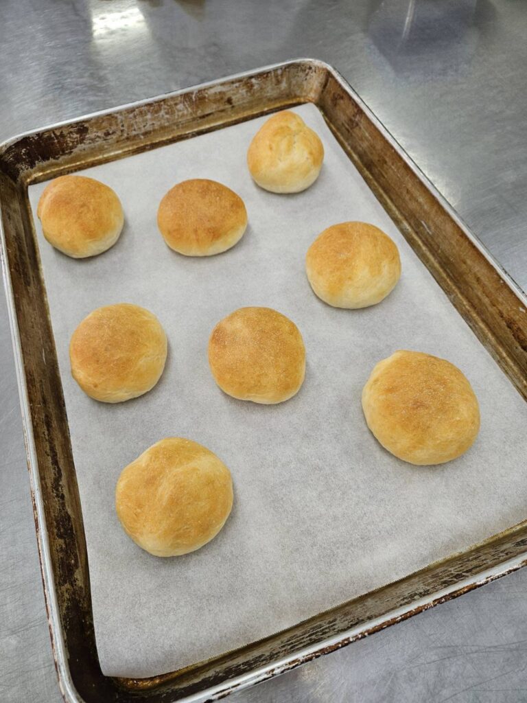 「丸パン」が焼けました～♪