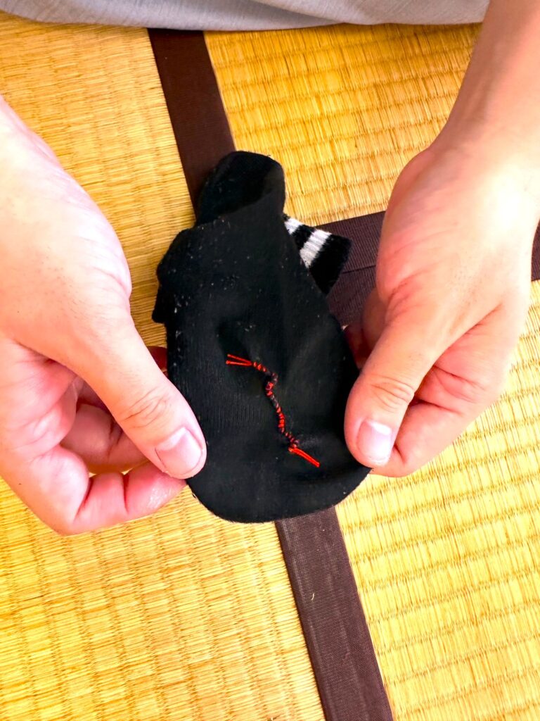 靴下の繕い