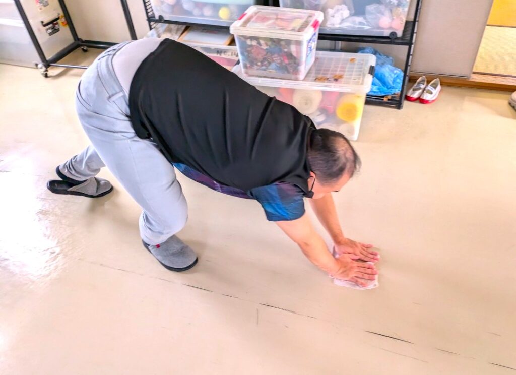 掃除も頑張ってます(^^)